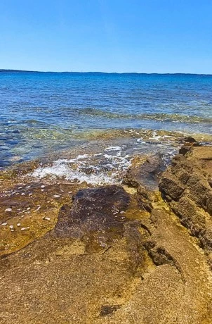 barbariga beach sea view